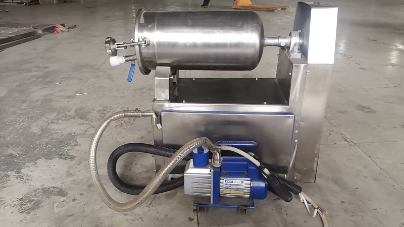 GR-25型真空滚揉机实验室用肉类食品快速腌制设备(图1) GR-25型真空滚揉机实验室用肉类食品快速腌制设备(图1)